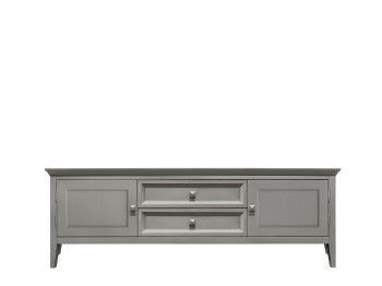 Тумба ТВ 2 ящика 2 дверцы Manhattan (Серый)