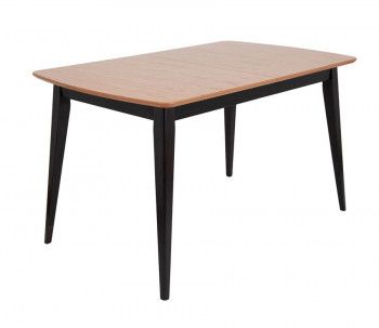 Стол Одиссей-1 (столешница Дуб натуральный/шпон дуб/подстолье и ноги Венге)