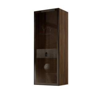 Витрина Bogemia Woodline Fly Fa (Белый/Черный) БМВ1-1С