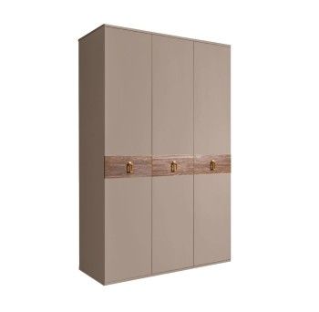 Шкаф 3-х дверный Bogemia Wood Fa (Мокка/Золото) БМШ2/3(Wo)