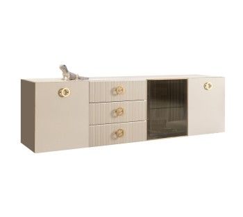 Комод 2.1м Bogemia Fly Fillini (Слоновая кость) (Lakobel/Золото) БМКМ-5[4]