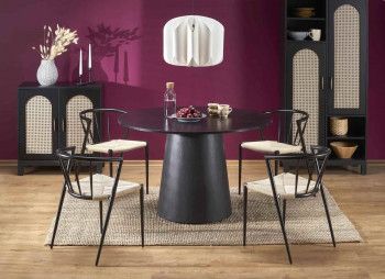 Стол обеденный Halmar GINTER (черный)