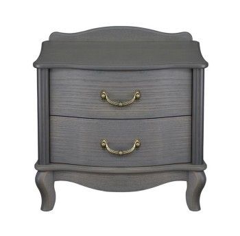 Тумбочка прикроватная Джульетта 2 ящ. (серый ясень)