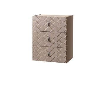 Комод Bogemia Fly Farfalle (Мокка) (Novabuk/Хром) БМКМ-1