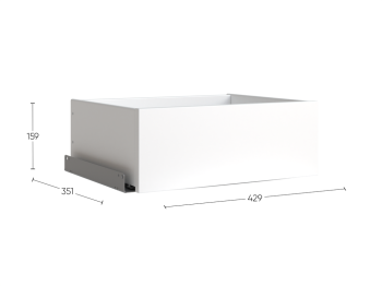 МАКС ящик выдвижной 50х36 серый