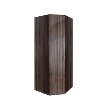 Шкаф угловой Римини (Орех империя/Золото) РМШУ2/1