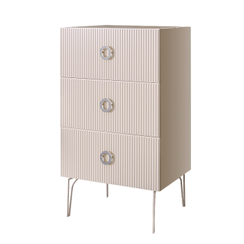 Комод Bogemia Fillini (Слоновая кость) (Lakobel/Хром) БМКМ-1(Fi)