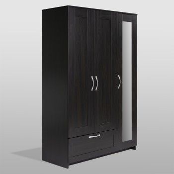 БРИМНЭС / СИРИУС Шкаф ИКЕА / IKEA комбинированный 3 двери и 1 ящик Дуб Венге