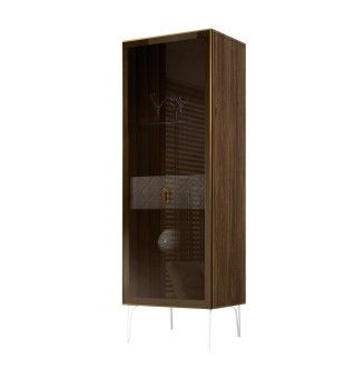 Витрина Bogemia Woodline Fa (Белый/Золото) БМВ1-1С