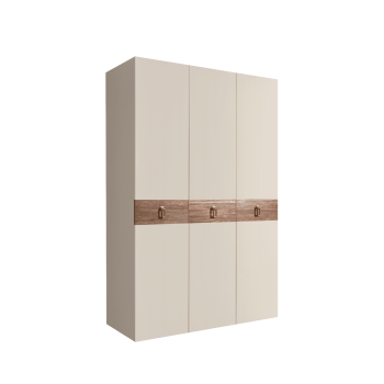 Шкаф 3-х дверный Bogemia Wood Fa (Слоновая кость/Золото) БМШ2/3(Wo)