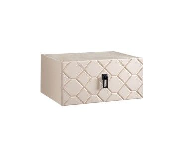 Тумба прикроватная Bogemia Fly Farfalle (Слоновая кость) (Novabuk/Черный) БМТП-1