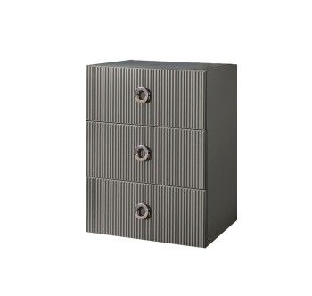 Комод Bogemia Fly Fillini (Серый) (Novabuk/Хром) БМКМ-1