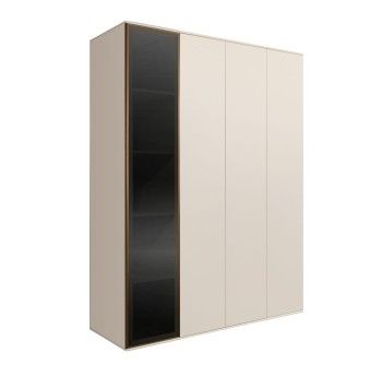 Шкаф 4-х дв. Bogemia Air (Слоновая кость/Золото) БМШ2/4(1)