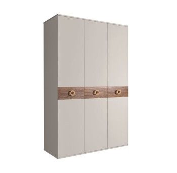 Шкаф 3-х дверный Bogemia Wood Fi (Шелк/Золото) БМШ2/3(Wo)