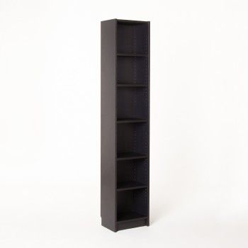 МАЛЬМ / VARMA Стеллаж ИКЕА / IKEA 40, 40x200x28, шпон, черный