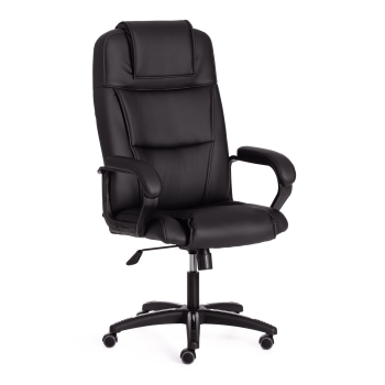 Кресло BERGAMO (22), кож/зам, черный, 36-6