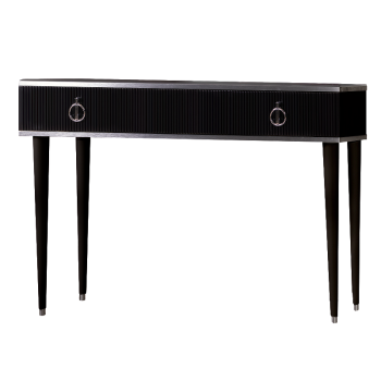 Стол туалетный Римини СОЛО (Черный/Серебро) РМСТ-1(s)