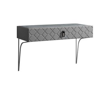 Стол туалетный (консоль) Bogemia Farfalle (Серый) (Novabuk/Черный) БМСТ-1(Fa)