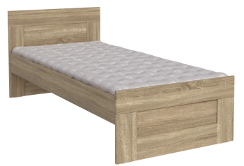 БРИМНЭС / СИРИУС кровать одинарная ИКЕА / IKEA 90х200 сонома