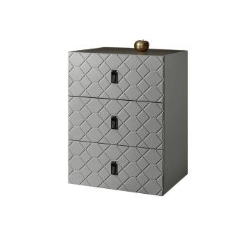 Комод Bogemia Fly Farfalle (Серый) (Lakobel/Черный) БМКМ-1