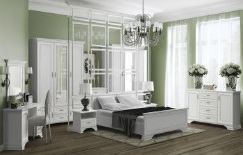 Спальня Кентаки белый 4