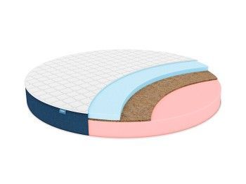 Матрас Раунд 20 микс кокос Диаметр 200