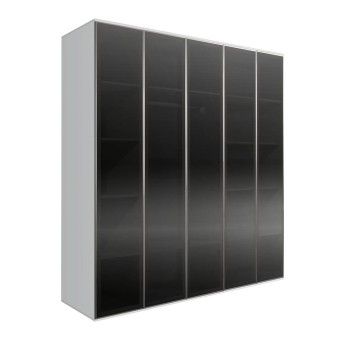 Шкаф 5-ти дв. Bogemia Air (Белый/Серебро) БМШ2/5(5)