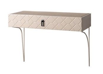 Стол туалетный (консоль) Bogemia Farfalle (Слоновая кость) (Novabuk/Черный) БМСТ-1(Fa)