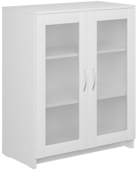 БРИМНЭС / СИРИУС тумба ИКЕА / IKEA 2 двери со стеклом 78х95 белая