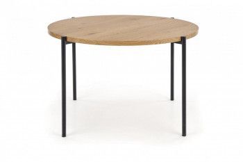 Стол обеденный Halmar MORGAN (дуб золотой, черный)