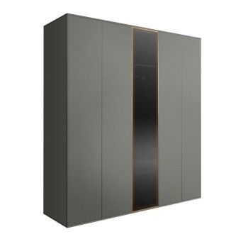 Шкаф 5-ти дв. Bogemia Air (Серый/Золото) БМШ2/5(1)