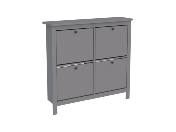 САГА тумба для обуви 113х108 серая