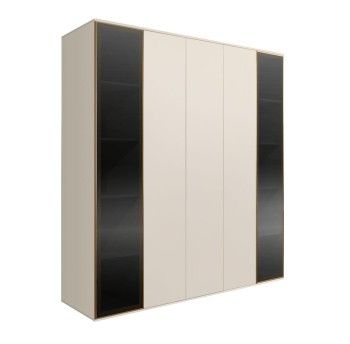 Шкаф 5-ти дв. Bogemia Air (Слоновая кость/Золото) БМШ2/5(2)