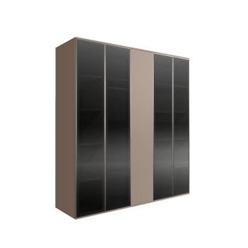 Шкаф 5-ти дв. Bogemia Air (Мокка/Серебро) БМШ2/5(4)