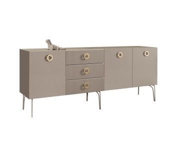 Комод 2.1м Bogemia Fillini (Мокка) (Lakobel/Золото) БМКМ-5(Fi)