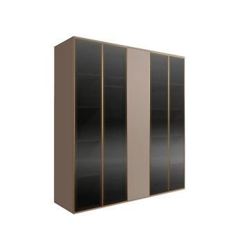 Шкаф 5-ти дв. Bogemia Air (Мокка/Золото) БМШ2/5(4)