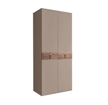 Шкаф 2-х дверный Bogemia Wood Fa (Мокка/Золото) БМШ2/2(Wo)