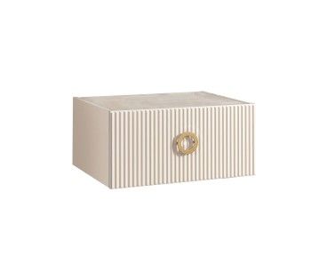 Тумба прикроватная Bogemia Fly Fillini (Слоновая кость) (Novabuk/Золото) БМТП-1
