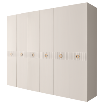 Шкаф 6-ти дв. Bogemia Fillini (Слоновая кость/Золото) БМШ2/6(Fi)