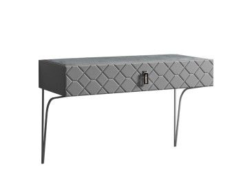 Стол туалетный (консоль) Bogemia Farfalle (Серый) (Novabuk/Хром) БМСТ-1(Fa)