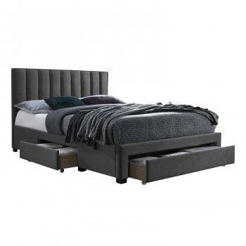 Кровать Halmar GRACE (серый) 160/200