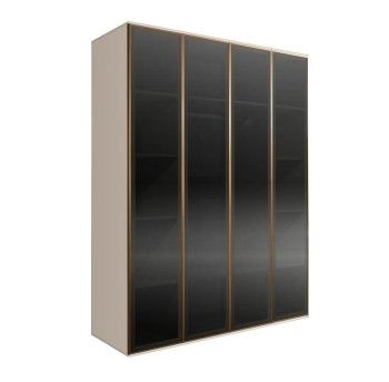 Шкаф 4-х дверный Bogemia Air (Слоновая кость/Золото) БМШ2/4(4)