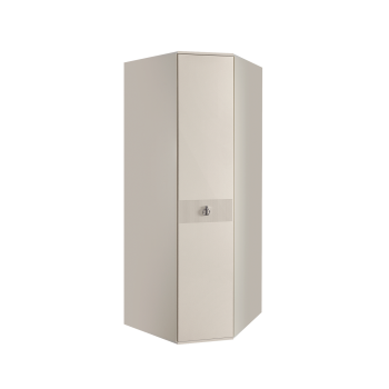 Шкаф угловой Римини СОЛО (Бежевый/Серебро) РМШУ2/1(s)