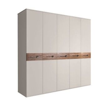 Шкаф 5-ти дв. Bogemia Wood Wo (Шелк/Хром) БМШ2/5(Wo)