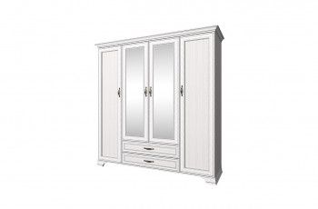 Шкаф 4-створчатый Тиффани 4D2S вудлайн кремовый