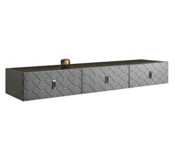 Тумба телевизионная 2.1м Bogemia Fly Farfalle (Серый) (Lakobel/Хром) БМТ-2