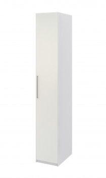 Шкаф-пенал Отис МН-039-03 П1 с фасадом ЛДСП (белый)