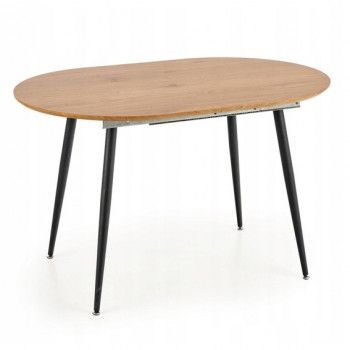 Стол обеденный Halmar COLORADO раскладной (дуб золотой/черный)