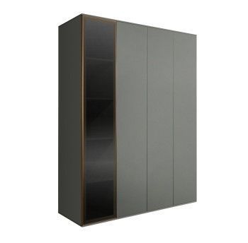 Шкаф 4-х дв. Bogemia Air (Серый/Золото) БМШ2/4(1)