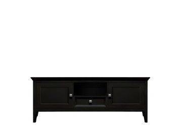Тумба ТВ малая 1 ящик 2 дверцы Manhattan (Черный)